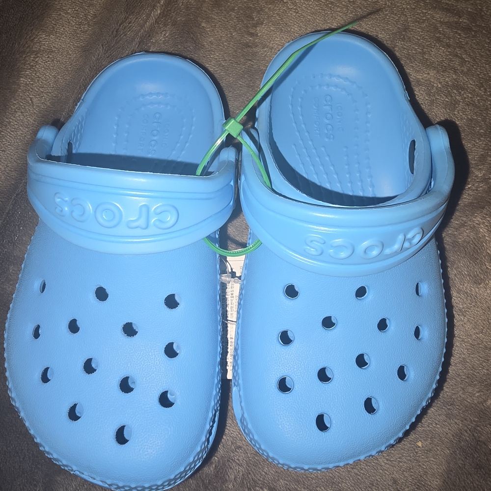 CROCS Kids Slip-On Slippers - Bright Blue